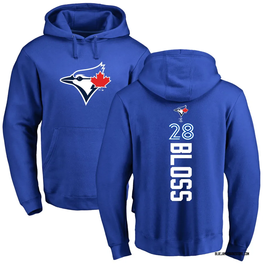Men's Jake Bloss Toronto Blue Jays Royal Backer Pullover Hoodie