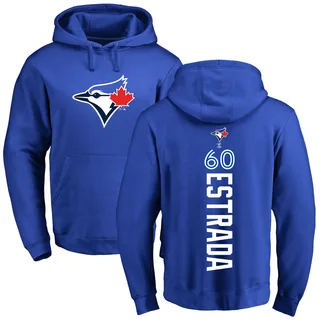 Men's Lazaro Estrada Toronto Blue Jays Royal Backer Pullover Hoodie