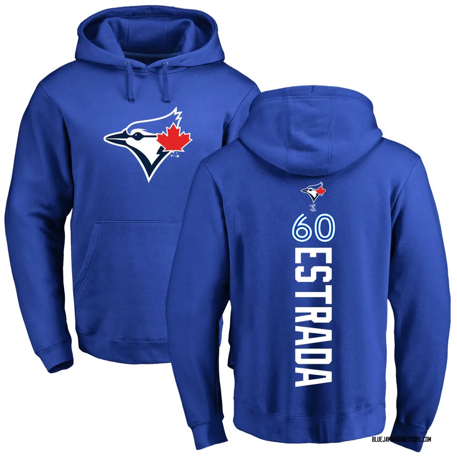 Men's Lazaro Estrada Toronto Blue Jays Royal Backer Pullover Hoodie