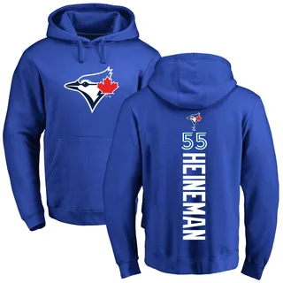 Men's Tyler Heineman Toronto Blue Jays Royal Backer Pullover Hoodie