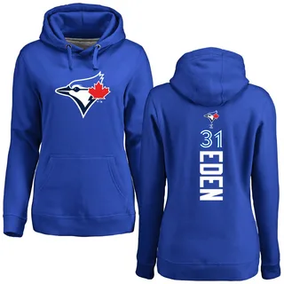 Women's Cam Eden Toronto Blue Jays Royal Backer Pullover Hoodie