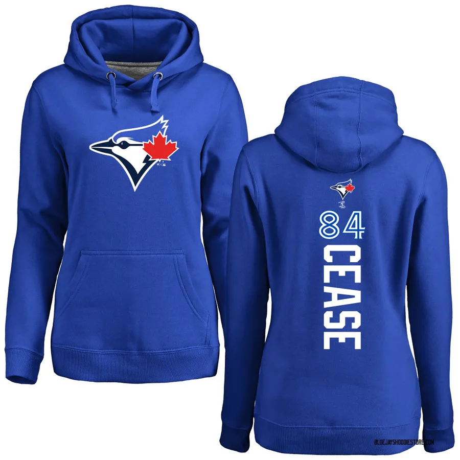 Women's Dylan Cease Toronto Blue Jays Royal Backer Pullover Hoodie