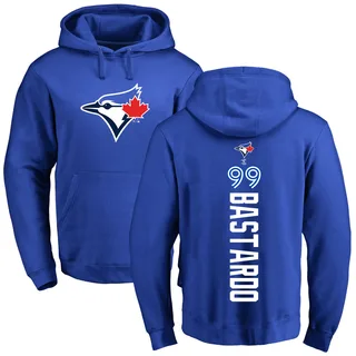 Youth Angel Bastardo Toronto Blue Jays Royal Backer Pullover Hoodie