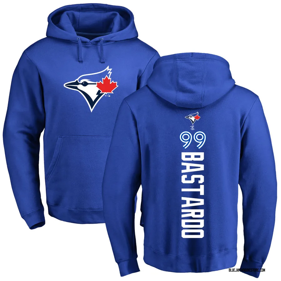 Youth Angel Bastardo Toronto Blue Jays Royal Backer Pullover Hoodie