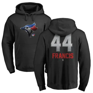 Youth Bowden Francis Toronto Blue Jays Black Midnight Mascot Pullover Hoodie -
