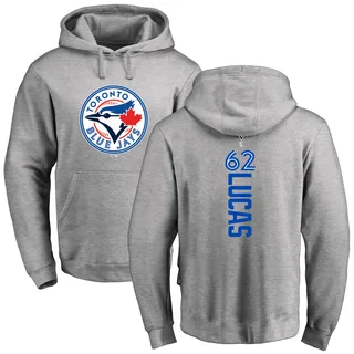 Youth Easton Lucas Toronto Blue Jays Ash Backer Pullover Hoodie