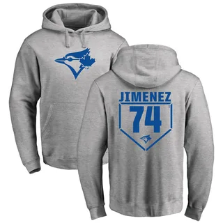 Youth Eloy Jimenez Toronto Blue Jays Gray RBI Pullover Hoodie - Heathered