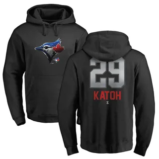 Youth Gosuke Katoh Toronto Blue Jays Black Midnight Mascot Pullover Hoodie -