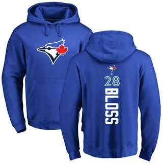 Youth Jake Bloss Toronto Blue Jays Royal Backer Pullover Hoodie