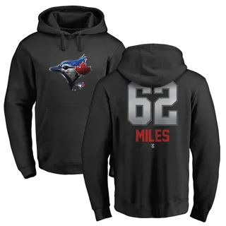 Youth Spencer Miles Toronto Blue Jays Black Midnight Mascot Pullover Hoodie -