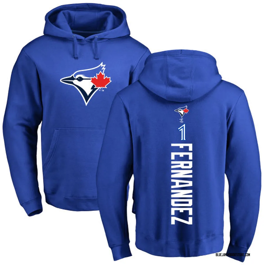Youth Tony Fernandez Toronto Blue Jays Royal Backer Pullover Hoodie